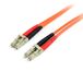 StarTech.com StarTech Optische glasvezelkabel - Multimode Duplex 62.5/125 - LSZH - LC/LC - 1m