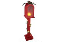 F.G.F. Import Export 09771 houten lamp rood 64 cm eenheidsmaat