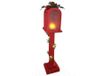 F.G.F. Import Export 09771 houten lamp rood 64 cm eenheidsmaat