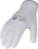 Asatex Handschoen | maat 8 wit | EN 388 PSA-categorie II | nylon met polyurethaan | 12 paar - 3700/8/70