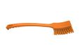 Maya Professional Tools 10215-7 lange multifunctionele steelborstel, harde borstelharen, FBK/levensmiddelhygiëne, 410 mm x 45 mm, oranje
