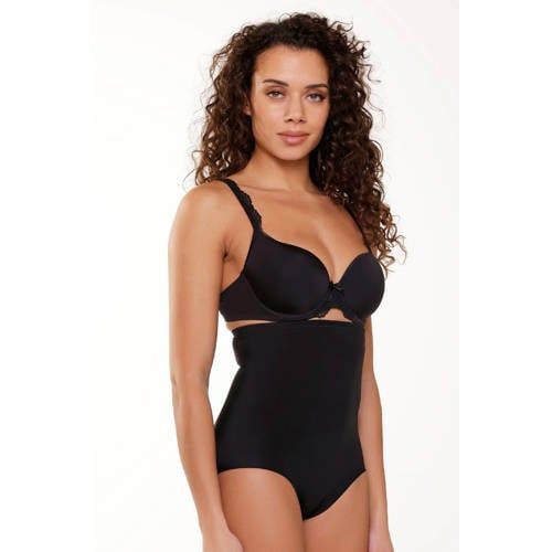LingaDore seamless high waist corrigerende slip zwart