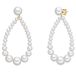 Valero Pearls Aviano GmbH Valero Pearls Oorbellen wit Zoetwater parels 925 zilver Oorhangers Vrouwen