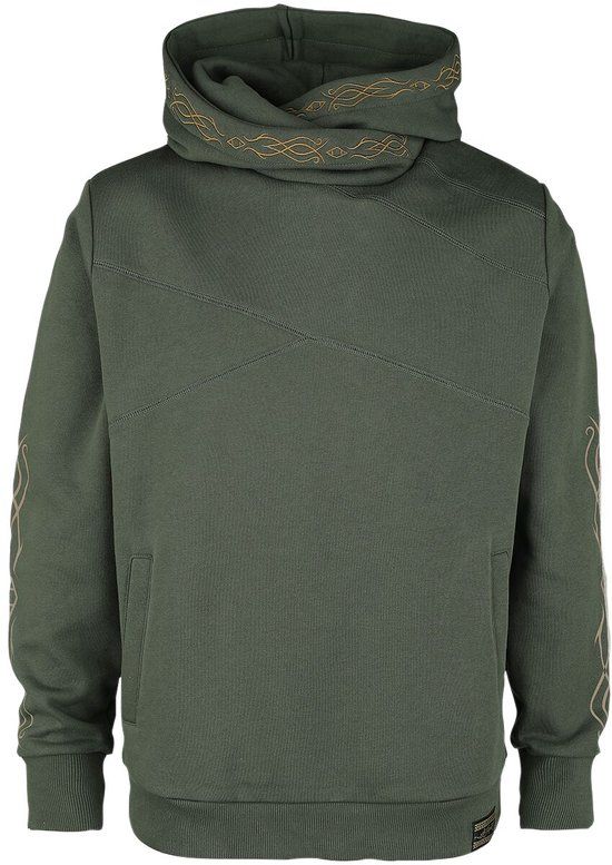 The Lord Of The Rings Dunedain Heren Trui met capuchon - donkergroen - XL