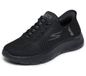 Skechers GO Walk Flex Grand Entry instapper voor dames, Zwart Textiel Trim, 40.5 EU