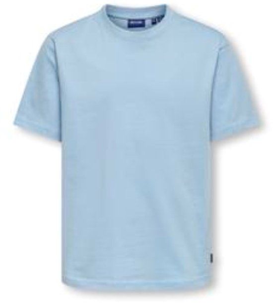 ONLY&SONS Jongens T-shirt OSJFRED LIFE RLX SS TEE JRS NOOS Cerulean Katoen Maat 134/140