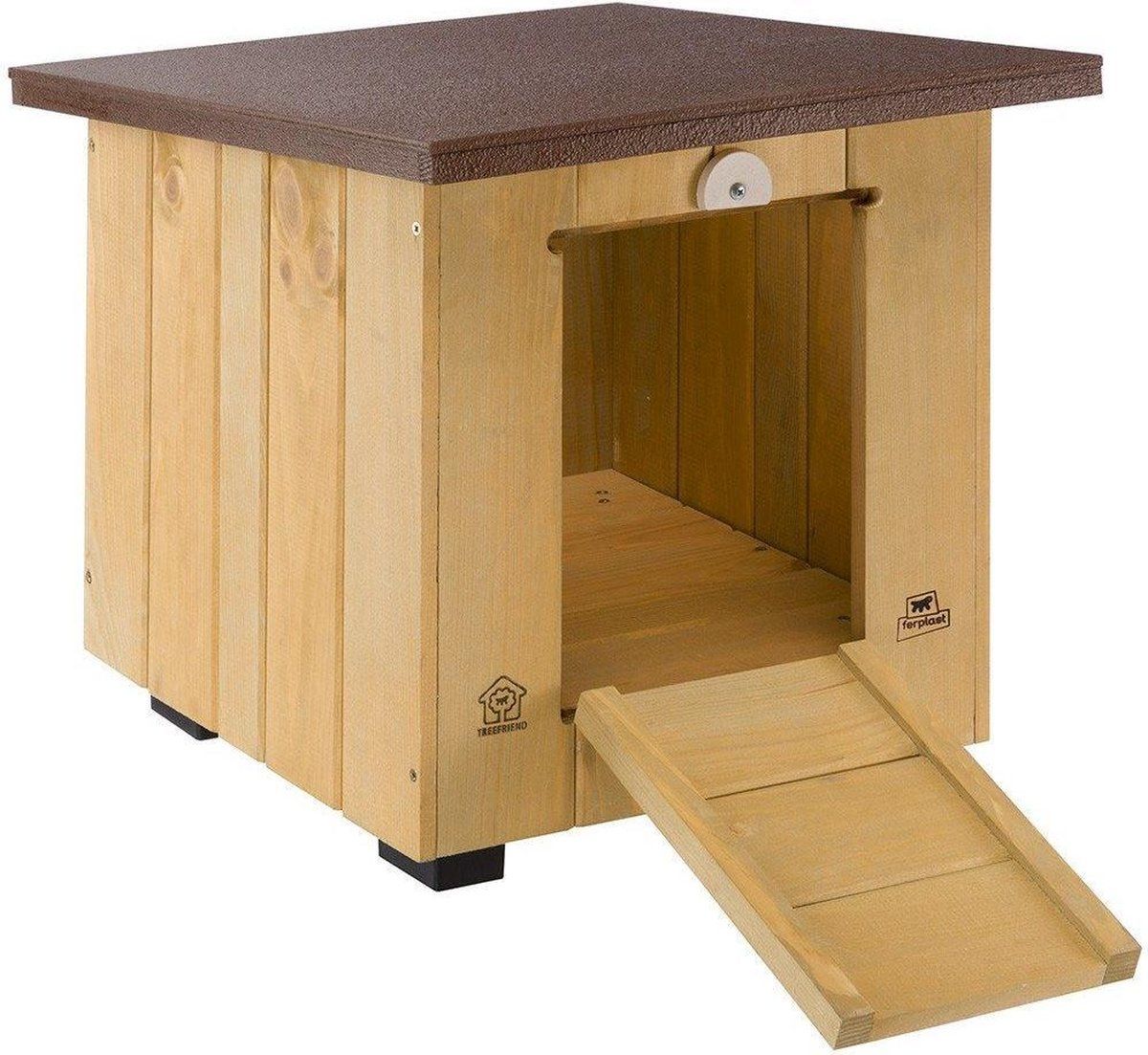 Ferplast Kennel Baita 40 voor Kleine Honden en Konijnen - Naturel