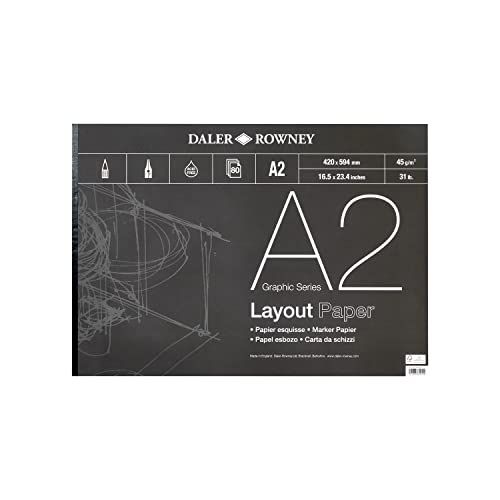 Daler Rowney Serie A lay-outblok, A2