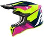 Airoh Strycker Blazer Blauw Roze Offroad Helm - Maat XL