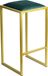 FERRO Chaise de bar 64 cm Or - Vert