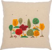 Vervaco Borduurkussen kit - 40 x 40cm - Herfstbos - PN-0222668