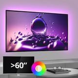 TV ledstrip USB - groter dan 60 inch - 3 strips - RGBWW - Inclusief IR afstandsbediening - Plug&Play - TV backlight led strip