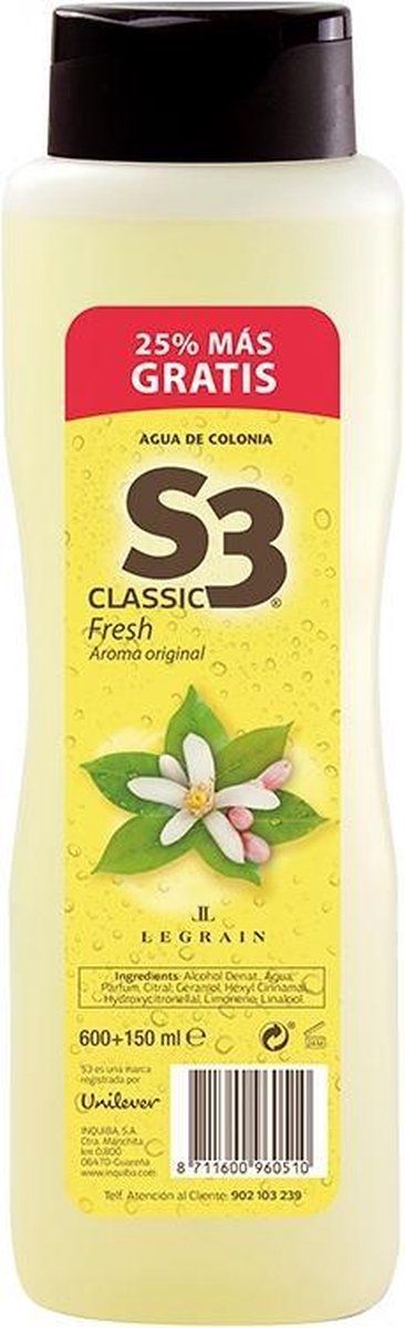 Legrain S-3 Classic Fresh Colonia 600ml 25 - 8711600960510