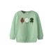 NAME IT MINI sweater met print - groen