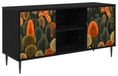 Syfax Zwart eiken Tv-meubel ZAANDAM 102 x 33 x 51 cm