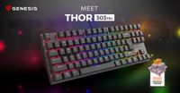 Genesis Thor 303 TKL Gaming Toetsenbord - Mechanisch - US Layout - Zwart - RGB