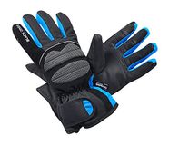 Black Crevice Skihandschoenen voor volwassenen, ademende en waterdichte skihandschoenen voor heren en dames, extra warme winterhandschoenen, sneeuwhandschoenen met klittenbandsluiting en elastische