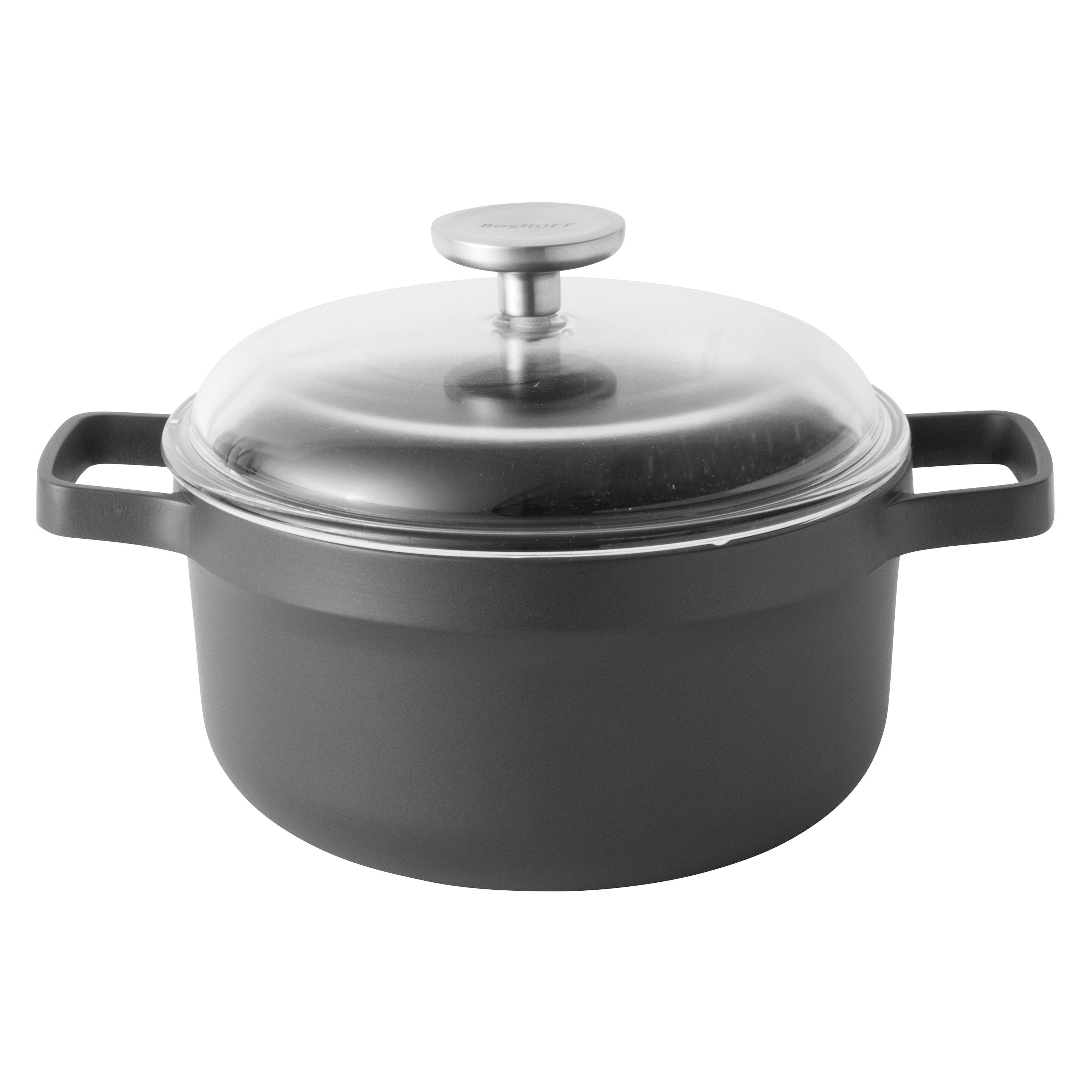BergHOFF GEM Kookpot met deksel - Ø 24cm - Noir - PFAS-vrij