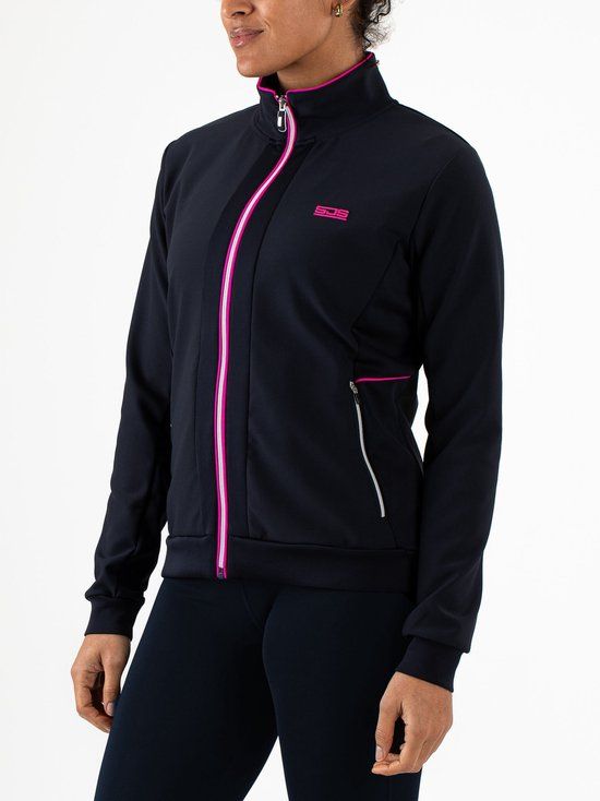 Sjeng Sports FABIANE Trainingsjack Dames - Donkerblauw Groen