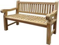 AVH-Collectie Elephant Teak Garden Bench 150x61xH91 cm Heavy Duty