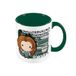 FRIENDS Pyramid International (Rachel Chibi) groene innerlijke C-mok - 10 oz/315 ml keramische mok - één maat