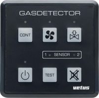 VETUS détecteur gaz/monoxyde de carbone - 12/24 Volt - incl. capteur