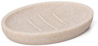 TATAY Bora badkamerzeepbakje, polyresin, BPA-vrij, beige