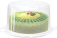Unyqoos® Boîte à gâteau transparente en plastique avec couvercle pour gâteaux jusqu'à 30,5 cm