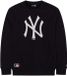 New Era Sweatshirt New York Yankees Nos MLB Regular Marineblauw/Wit Katoen Lange Mouw Ronde Hals XS