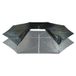 Tentipi Floor Pro, tapis de tente, noir