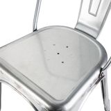 Bolero Bistro Gegalvaniseerd Stalen Stoelen (4 Stuks)