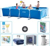 Intex Rechthoekig Frame Zwembad - 450 x 220 x 84 cm - Blauw