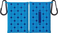 kwmobile Case voor Harde Schijf - Geschikt voor Samsung T7 Portable SSD - Siliconen Cover - Blauw