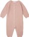 Noppies Rompertje Monrovia Baby Maat 50 Lange Mouw Rose Smoke Unisex 100% Biologische katoen