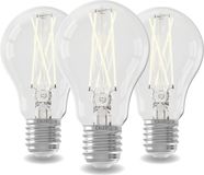 Calex - Set van 3 Stuks - Functionele LED Lamp - E27 Fitting - 4W - Warm Wit Licht (2700K) - 360° Lichtverdeling - Dag- en Nacht Sensor
