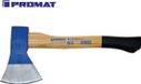 Promat Handbijl | Rijnse vorm | 1000 g steellengte 400 mm | koevoet essen gesmeed staal