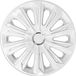 NRM STERK - wieldoppen 15" - Set van 4 stuks - Wit gelakt