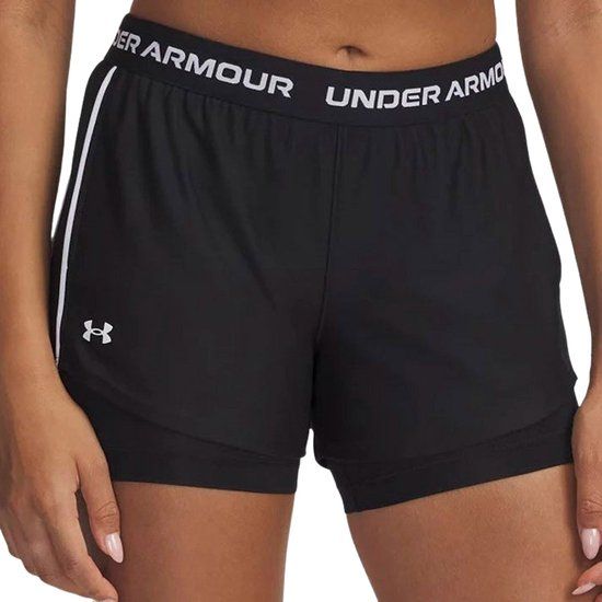 Under Armour Tech Play Up 2in1 Shorts - Women - Black - Size XL