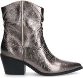 Sacha - Dames - Grijze metallic cowboylaarsjes - Maat 37