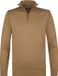 Petrol Industries Heren Fijngebreide half-zip trui wheel - Oranje - Maat XL