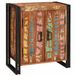 vidaXL - Table de chevet - Multicolore - 66 x 35 x 76 cm - bois recyclé massif