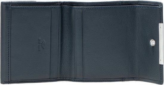 Maitre - Unisex Portemonnee Belg Deda Leer Blauw RFID