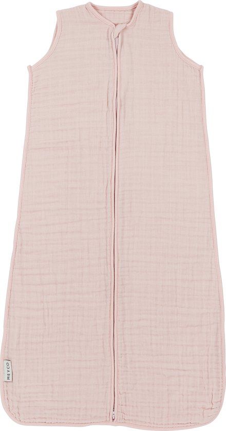 Meyco Baby Uni Zomerslaapzak - Hydrofiel - Soft Pink - 110cm