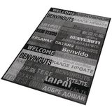 Trendy Design Decoratieve Anti-Vuil Matten, 90cm x 150cm, Nieuw Welcome Grey