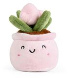LITTLE Living Nature Groenplant cactus, pluche, zacht speelgoed, cadeau voor kinderen