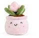 LITTLE Living Nature Groenplant cactus, pluche, zacht speelgoed, cadeau voor kinderen