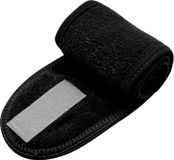 Heble® Verstelbare Badstof Haarband - Zwart
