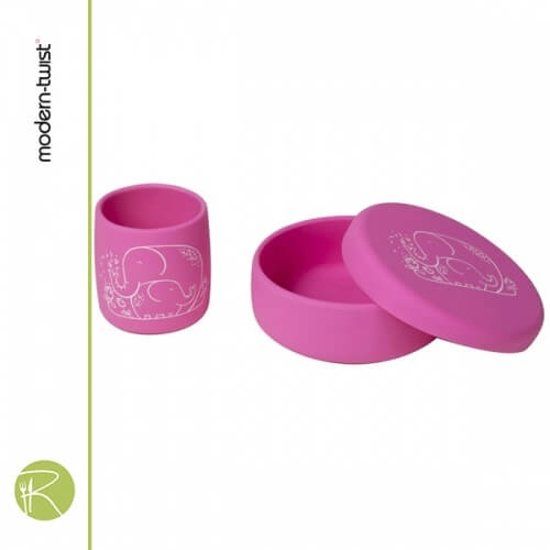 Modern Twist Baby Ontbijtset - elephant hugs