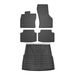 OMAC 7545YPS1-484 Ensemble de tapis de sol noir, ETP (élastomère thermoplastique)