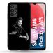 Beschermhoes Cokitec Hoesje voor Samsung Galaxy A13 / A04S Muziek Johnny Hallyday Zwart Multi kleuren